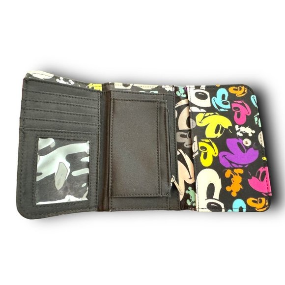 Mickey Mouse Neon Tri Fold Wallet & Captain America Trifold Chain Wallet - Picture 4 of 9